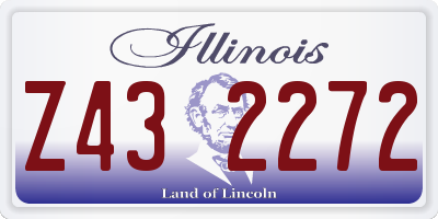IL license plate Z432272