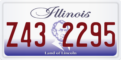 IL license plate Z432295