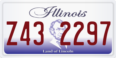 IL license plate Z432297