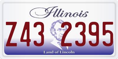 IL license plate Z432395