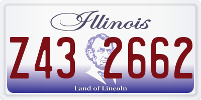 IL license plate Z432662