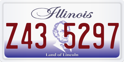 IL license plate Z435297