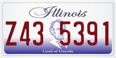 IL license plate Z435391