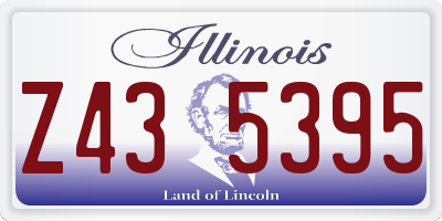 IL license plate Z435395