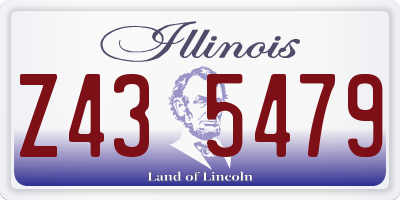 IL license plate Z435479