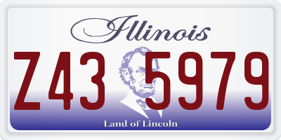 IL license plate Z435979