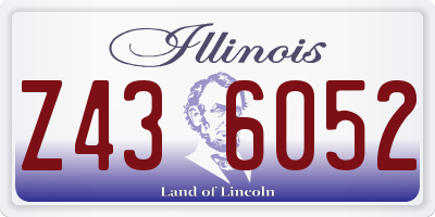 IL license plate Z436052