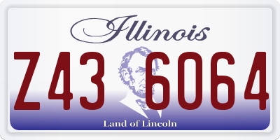 IL license plate Z436064