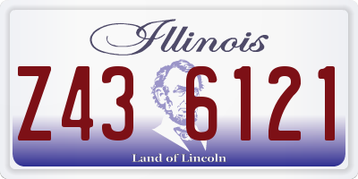IL license plate Z436121