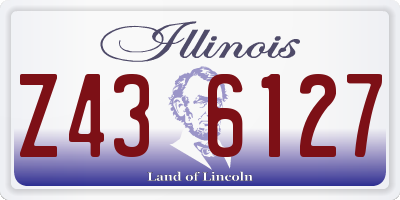 IL license plate Z436127
