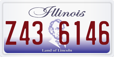 IL license plate Z436146