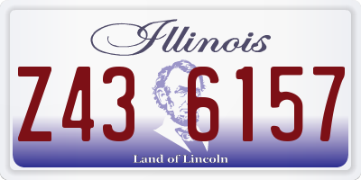 IL license plate Z436157