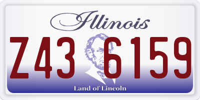 IL license plate Z436159