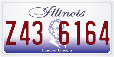 IL license plate Z436164