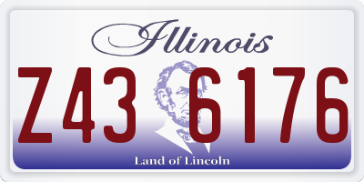 IL license plate Z436176