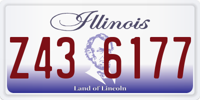IL license plate Z436177
