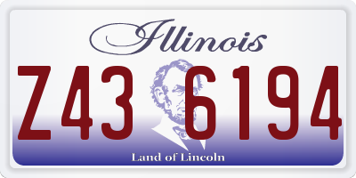 IL license plate Z436194