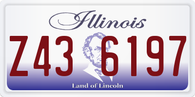 IL license plate Z436197