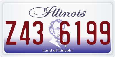 IL license plate Z436199