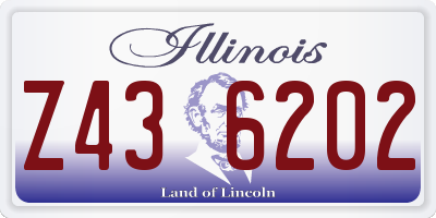 IL license plate Z436202