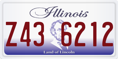 IL license plate Z436212