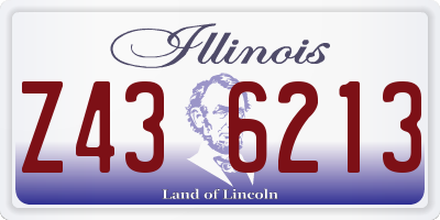 IL license plate Z436213
