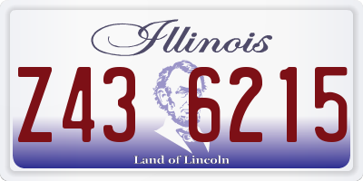 IL license plate Z436215