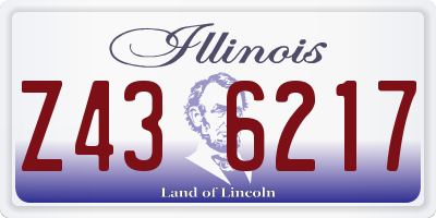 IL license plate Z436217