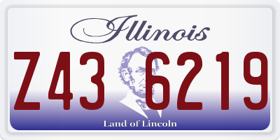 IL license plate Z436219