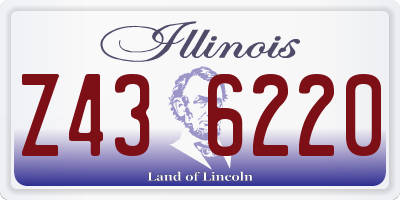 IL license plate Z436220