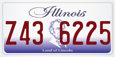 IL license plate Z436225
