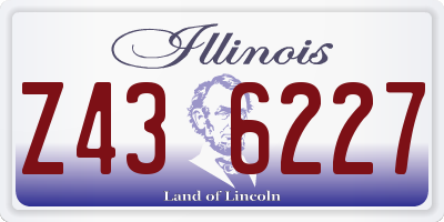 IL license plate Z436227