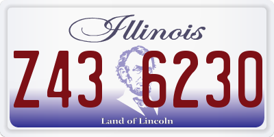IL license plate Z436230