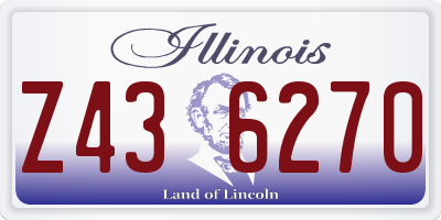 IL license plate Z436270