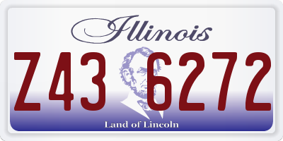 IL license plate Z436272