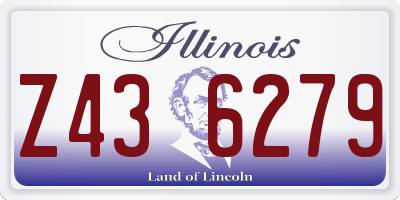 IL license plate Z436279