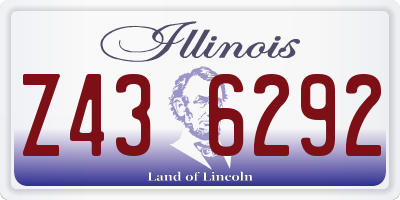 IL license plate Z436292