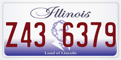 IL license plate Z436379