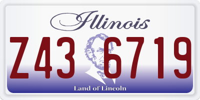 IL license plate Z436719