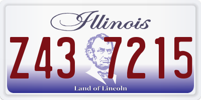 IL license plate Z437215