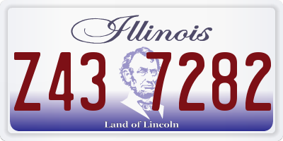 IL license plate Z437282