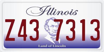 IL license plate Z437313