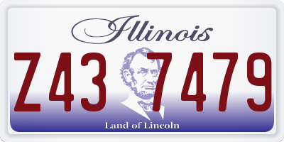IL license plate Z437479