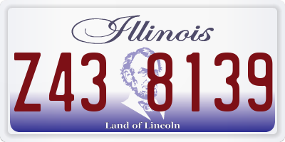 IL license plate Z438139