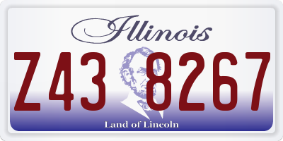 IL license plate Z438267