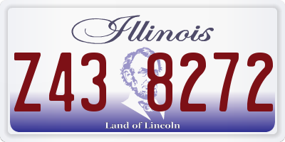 IL license plate Z438272