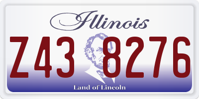 IL license plate Z438276