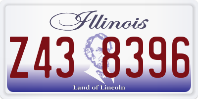 IL license plate Z438396