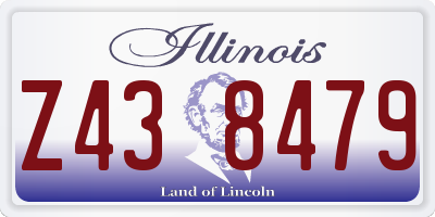 IL license plate Z438479