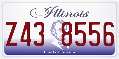 IL license plate Z438556